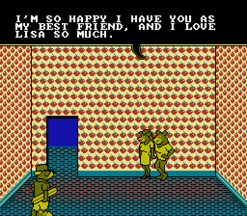 WALLY SENIOR: I'm so happy I have you as my best friend, and I love Lisa so much.