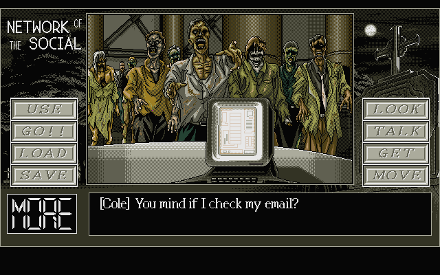 COLE: You mind if I check my email?