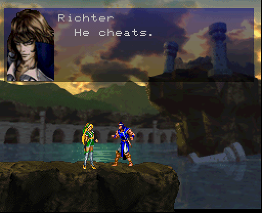 RICHTER: He cheats.