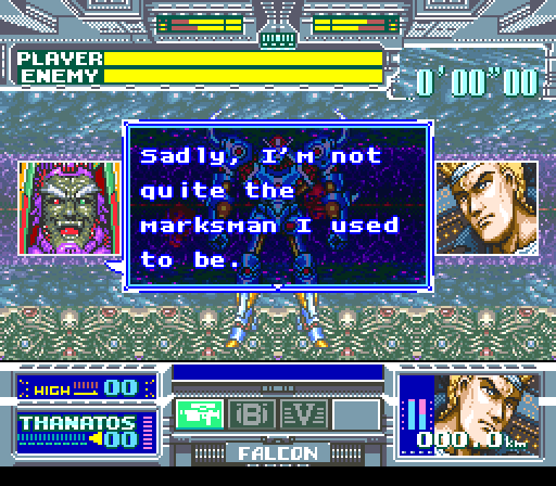 THANATOS: Sadly, I'm not quite the marksman I used to be.