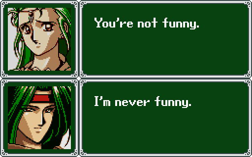 QUEEN TAMRYN: You're not funny. SAOSHYANT: I'm never funny.
