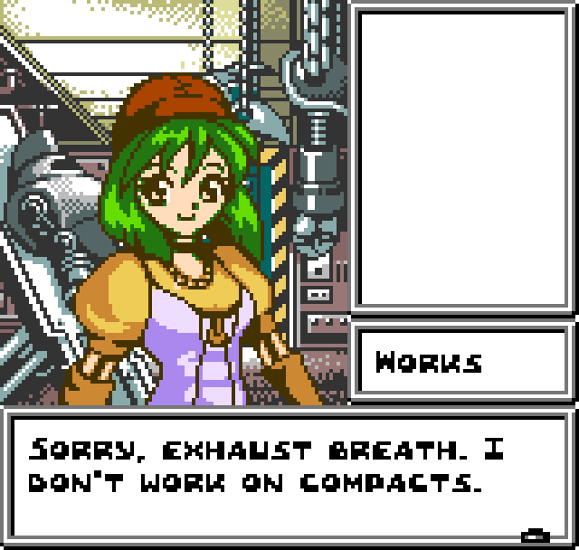 RENA: Sorry, exhaust breath. I don't work on compacts.
