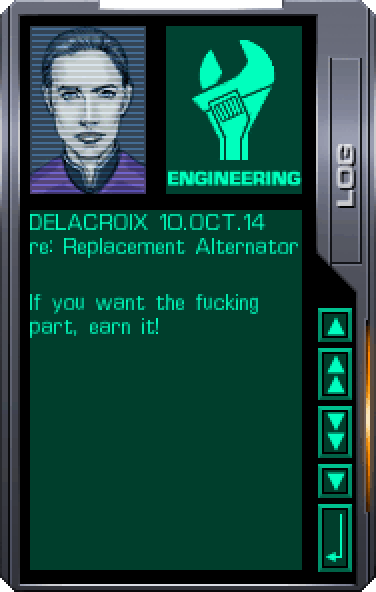 DELACROIX: If you want the fucking part, earn it!